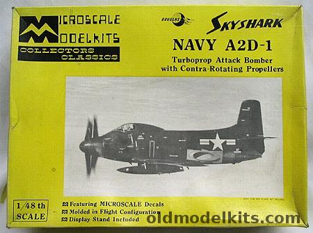 Microscale 1/48 A2D-1 Skyshark, MS4-1 plastic model kit